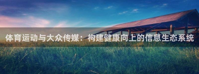 成都金熊猫体育：体育运动与大众传媒：构建健康向上的信息生态系统
