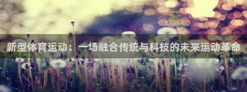 熊猫体育网址：新型体育运动：一场融合传统与科技的未来运动革命